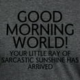 thumbnail image 3 of CafePress - Good Morning World Men's Deluxe T Shirt - Mens Tri-blend T-Shirt, 3 of 4