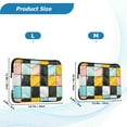 thumbnail image 4 of FORMRS 15-15.6 inch Laptop Sleeve Case Soft Carrying Quilted Computer Bag Cover, Yellow Checkered Pattern, 4 of 7