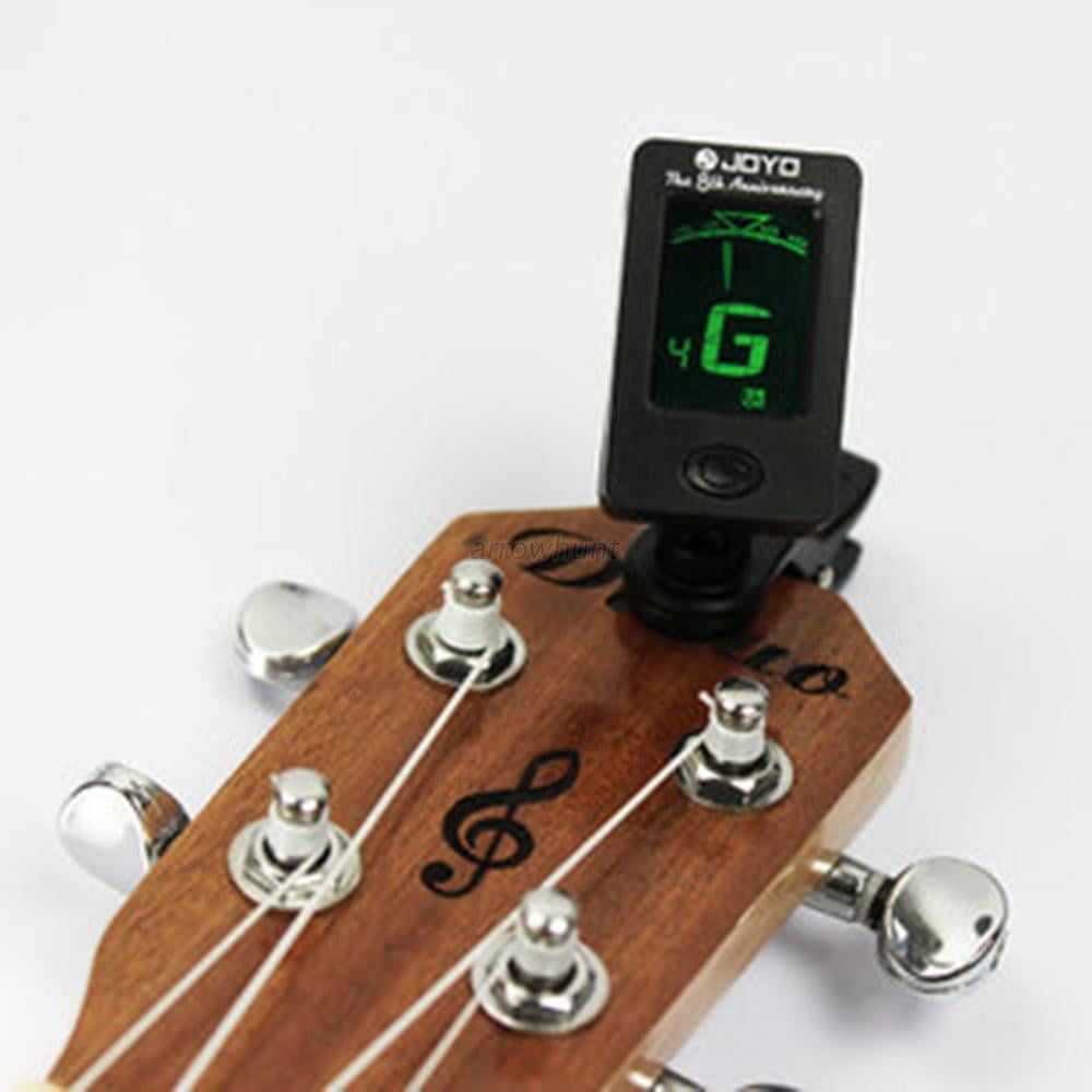 Clip On Tuner & Metronome for Chromatic Guitar Bass Violin and Ukulele BHQ 