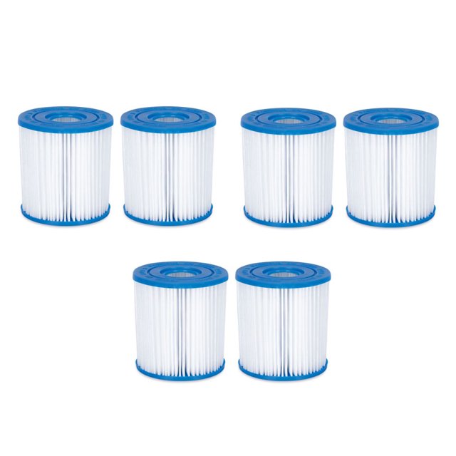 Summer Waves Cartouche de Filtre de Remplacement Type I pour Piscine et Spa (6 Pack)