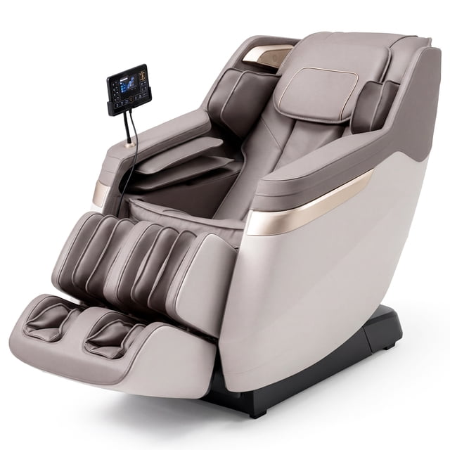 Costway Full Body Massage Chair Zero Gravity SL Track Recliner with Waist Heating Function