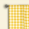 thumbnail image 2 of Achim Buffalo Check Window Curtain Tie Up Shade, 42 x 63, Yellow, 2 of 5