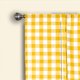 thumbnail image 4 of Cortinas de cocina Achim Buffalo Check, juego de 2 niveles, 58 x 24, color amarillo, 4 of 6