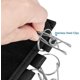 thumbnail image 4 of Clip para colgar sombreros, 2 uds., Clips plegables para colgar sombreros de acero inoxidable para gorras de béisbol, cambie su percha de tela por una percha organizadora de gorras, 4 of 5