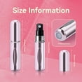 thumbnail image 2 of Aerosol atomizador recargable de perfume, 5 ml, paquete de 4, para viajes, 2 of 7