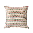 thumbnail image 1 of Ruffle Throw Pillow Covers for Couch 17.7x17.7 Inch Stripe Ruffle Couch Pillows for Living Room 45x45cm Hidden Zipper Pillow Or Cute Outdoor Pillow Covers (without Inner Core), 1 of 3