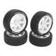 thumbnail image 2 of Neumáticos RC De Goma De Plástico De Plástico Premium, Piezas De Juguetes De Reemplazo De Reemplazo De Deriva De Acrobabilidades Duraderas A Prueba De Desgaste Para Automóviles, 2 of 7