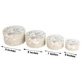 thumbnail image 3 of Efavormart Set of 4 Blush Floral Nesting Gift Boxes With Lids, Round Stackable Heavy Duty Cardstock Keepsake Boxes, Cupcake Dessert Display Stand - 5",7",8",9", 3 of 5