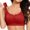 Red, variant on Wireless Bra for Women, Full Coverage Supportive Bra Seamless Push Up Breathable Bra Bust Shaping Wirefree Bra Criss Cross Back Seamless Push Up Daily Beach Wear, White 44