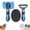 Blue, variant on Pet Rake 2 in 1 Dematting Deshedding for Dogs Cats Long Hair Thick CoatBlue