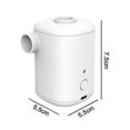 thumbnail image 5 of Portable Electric Air Pump for Quick Inflation of Swimming Rings, Air Mattresses & Inflatables, Efficient and Quiet Operation_Perfect Gift, 5 of 5