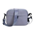 thumbnail image 2 of Bandolera de hombre Mochila de nylon impermeable para el pecho, Messenger de hombro ligera de 0,22 lb, mochila deportiva de viaje espaciosa para exteriores con puerto para auriculares, 2 of 6