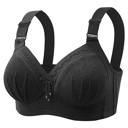 Summer Clearance! Ahuyic Full Coverage Bras for Fomen Plus Size Bras for Women Women Lingerie Set Sexy Lace Sling Bra Summer Thin Lingerie Underwear