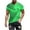 Green, variant on KIHOUT Men's Cotton Blend Short Sleeve Crew Neck T Shirts, Full Printed Shirts Casual Workout Sports Tops Blosue for Men