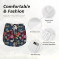 thumbnail image 4 of Balery Adventure Camping Badge Pantalones cortos deportivos para mujer con forro y dos bolsillos, elásticos, para entrenamiento, gimnasio, yoga-Large, 4 of 7