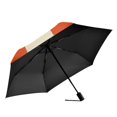 thumbnail image 2 of FORMRS Travel Umbrella Folding Auto Open Close Windproof Rain UV Protection, Beige Geometric Circles, 2 of 8