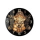 thumbnail image 5 of Reloj de pared silencioso, analógico, decorativo, redondo, de acrílico, con diseño de elefante, 5 of 8