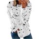 thumbnail image 2 of Pntutb moda mujer estampado manga larga cómoda transpirable cuello redondo camisa tops Pntutb Pntutb-2663, 2 of 8
