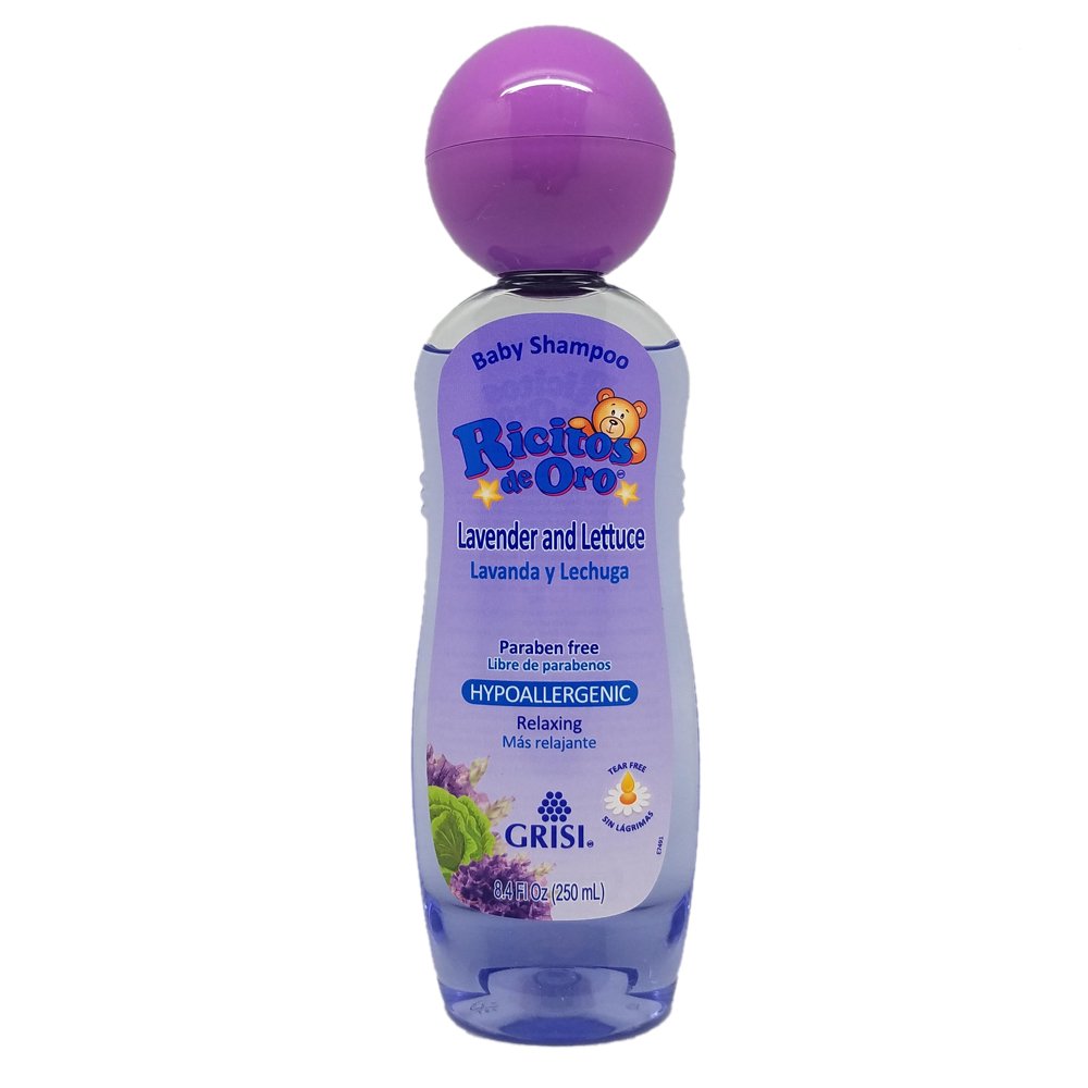Ricitos de Oro Lavender and Lettuce Shampoo. Natural and Hypoallergenic