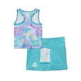 thumbnail image 2 of Reebok Baby and Toddler Girl Splatter Print Tank and Tennis Skort Outfit Set, 2-Piece, Sizes 12M-5T, 2 of 7