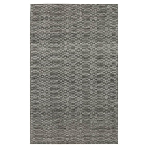Rectangular Area Rug in Silver (5 ft. 6 in. L x 3 ft. 6 in. W)