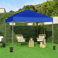 thumbnail image 3 of Yaheetech 8x8ft Pop-up Canopy with with One-Push-To-Lock Setup Mechanism, Blue, 3 of 10