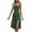 Green, variant on Floral Dress for Women Spaghetti Strapless Sexy Split Milkmaid Dress Wedding Guest Beach Holiday Dress
