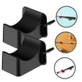 thumbnail image 6 of OUNONA Wall Mounted Baseball Bat Holder, 1 Pair Black Display Stand for Bat Storage, Collection, and Home Decoration, 6 of 8