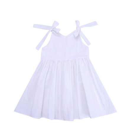 

Toddler Kids Girls Dress Solid Color Sleeveless O-Neck Spring Summer Ruffle Tulle Lovely Loose Fashion Sundress Soft Stylish Dresses