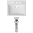 thumbnail image 1 of American Imaginations 35.5-in. W 3H8-in. Ceramic Top Set In White Color AI-15571, 1 of 1