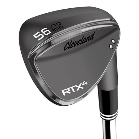 Cleveland Golf RTX-4 Black Satin Golf Wedge (52 Degrees, Mid (Best Golf Wedges For Mid Handicappers)