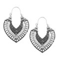 thumbnail image 3 of Pendientes Colgantes en apariencia de U de Vintage para Mujer Pendientes de Gancho de Metal Joyería - Plata Yinane Pendientes colgantes para mujer, 3 of 7