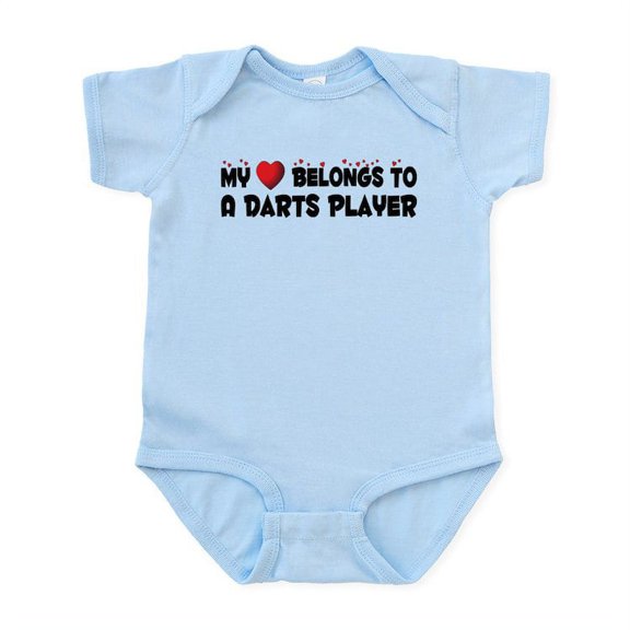 CafePress - Belongs To A Darts Player Infant Bodysuit - Baby Light Bodysuit, Size Newborn - 24 Months