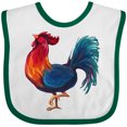 thumbnail image 3 of Inktastic Year of the Rooster Boys or Girls Baby Bib, 3 of 4