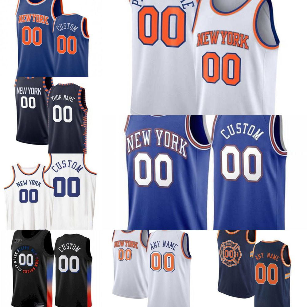 basketball knicks 01 barrett jersey free customize of name and