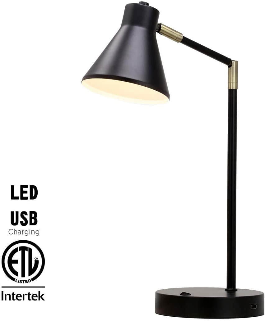 O Bright Led Desk Lamp With Usb, Intertek Table Lamp