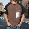 thumbnail image 4 of JLFKNG Mens T-Shirts Independence Day Style Usa Flag Printed Patriotic Shirts For Men Short Sleeve Crew Neck Breathable Loose Fit Suitable For Vacation, 4 of 4