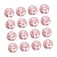 thumbnail image 3 of KLKCMS 16Pcs Christmas Decoration Plates Pink Accessories Tableware for Baby Shower 9 inch, 3 of 9