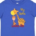 thumbnail image 4 of Inktastic My Nana Loves Me Giraffe Boys or Girls Baby T-Shirt, 4 of 5