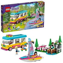 LEGO Forest Camper Van and Sailboat 41681 Building Set (487 Pieces)