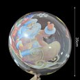 thumbnail image 5 of Globos Bobo navideños, 6 unidades, 20 pulgadas, transparentes, estampados, globos Bobo de burbujas, feliz Navidad, globo de Papá Noel, decoración navideña, 5 of 5