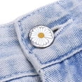 thumbnail image 2 of GUOOL 12pcs 17mm Snap Jeans Buttons for DIY Pants Jean Waist Extender Daisy, 2 of 7