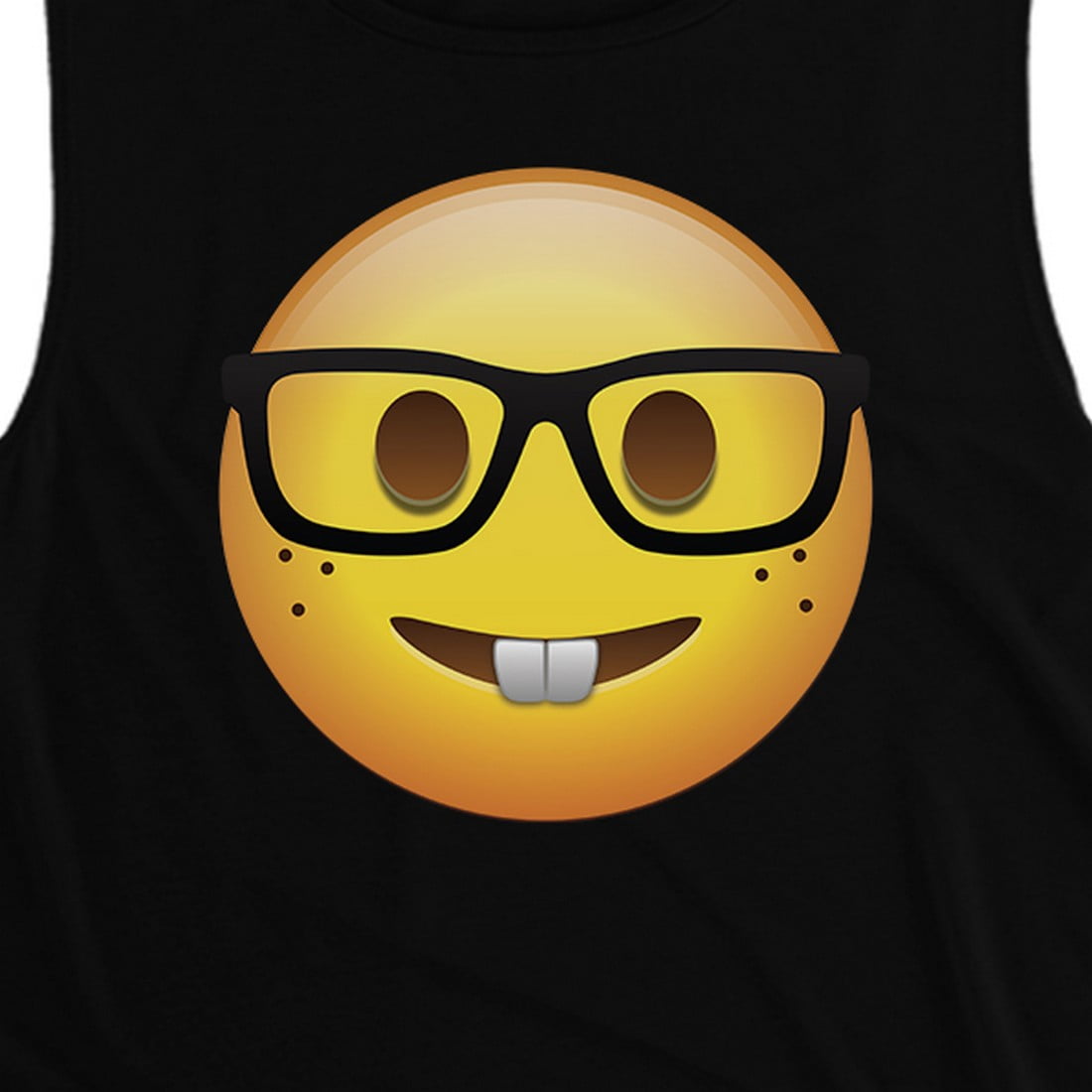 New Nerd Emoji Costumes with Printed Glass Kid Funny Emoticon Jumpsuit for party
