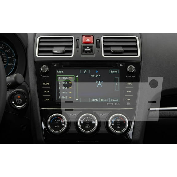 PcProfessional Screen Protector (Set of 2) for 2017 Subaru Outback 7" Starlink Touch Screen Display Navigation System Anti Glare Anti Scratch Filters UV