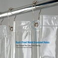 thumbnail image 5 of Bath Bliss 2 Pack Heavy Weight PVC Shower Liner in Super Clear, 5 of 7