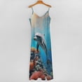 thumbnail image 3 of Cute Whale Sleeveless Dress Woman Fashion Long Dresses Women's Summer Suit Dress Summer 2025 Women, 3 of 6
