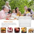 thumbnail image 3 of Raindrops Tabletop Bread Box Transparent Acrylic Storage Design 1Pack, 3 of 7