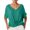 C798 Light Green, variant on Gbsyewxs Shirts For Women Short Sleeve V Neck Solid Color Fashion Summer Womens T Shirt Army Green