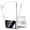 White, variant on Portable Charger with Built-in Cables and AC Wall Plug, 10000mAh Slim USB-C Battery Pack, 15W Fast Charging Travel Essential Portable Phone Charger Compatible with iPhone, Samsun, Android,White