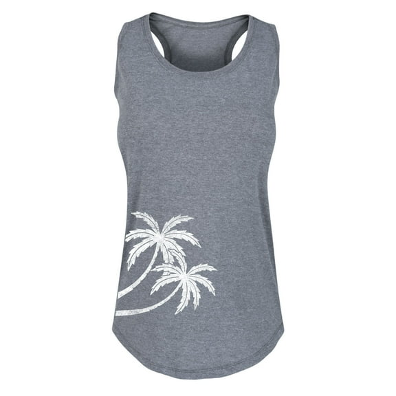 Instant Message - Palm Trees - Women's Racerback Tank